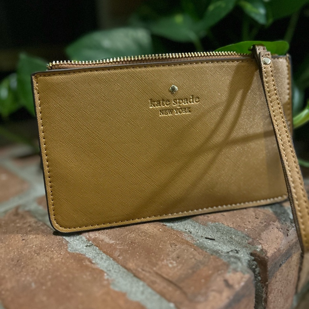 Kate Spade Metallic Gold Clutch